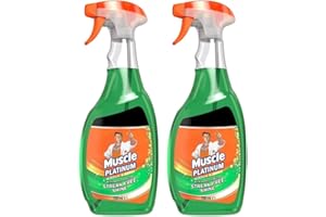 Mr Muscle Window & Glass Cleaner with Added Vinegar Streak Free Shine 750ml 2 Pack with Welari Thank You Card | 2 Pack | 2 x 750ml