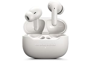 Urbanista Bluetooth In Ear Hörlurar Trådlösa, Noise Cancelling Earbuds, Vit | ANC True Wireless Earbuds, Bluetooth 6 Earphones, Multipoint InEar Headphones, 32h Speltid, IPX4, USB-C, For iPhone & Samsung