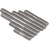 80 Pezzi Viti Prigioniere M5 In Acciaio Zincato - Viti A Doppia Estremità Per Lavorazione Legno E Mobili - Foto 12