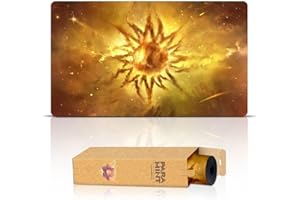 Paramint Plains Ethereal Mana (Stitched) - MTG Playmat - Compatible with Magic the Gathering Playmat - Play MTG, YuGiOh, TCG - Original Play Mat Art Designs & Accessories