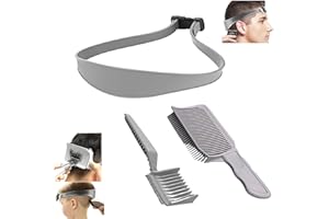 CHmiss zakrzywiony grzebień do włos, silikonowy przewodnik do strzyżenia włosów dla mężczyzn