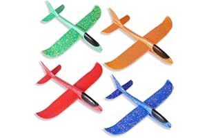 ZoneYan Segelflugzeug, Kinder Styroporflieger, Flugzeuge Styropor, Manuelles Werfen Flugzeug, Werfen Fliegen Modell, Outdoor-Sports Flugzeug Spielzeug