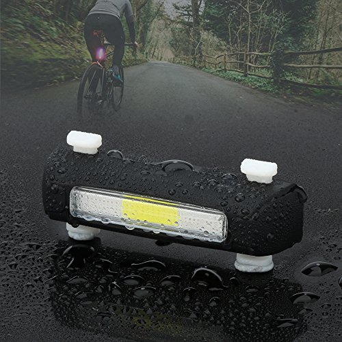 ThorFire Super Helles Rücklicht Fahrradlicht , 120 Lumen USB Wiederaufladbar Hintere Rücklicht Radfahren Lichter, 5 Lichtmodi LED Fahrradlicht alle Fahrräder, Helme oder Rucksäcke - 6