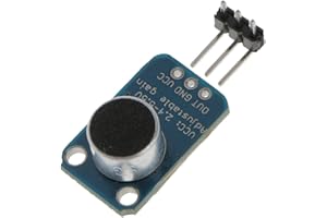 P PRETTYIA Amplificador de Micrófono Electret MAX4466 Ruptura Ganancia Ajustable