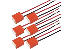 Gebildet 6st H7 Hona Trådkontakt Pigtail för LED-Strålkastaruttag Byte av Ledningsnät