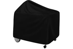 DIJIA Copertura barbecue da esterno 123 cm per Copertura adatta per barbecue Weber Performer a carbonella, 22 pollici (rispetto a Weber 7152), impermeabile in tessuto Oxford (123 x 65 x 101 cm)