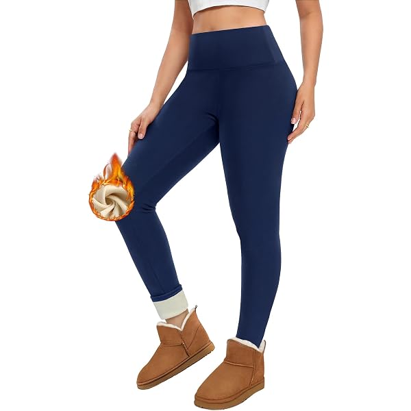 Legging évasé Doublé Polaire Pour Fille - Chaud, Confortable, Pour L'hiver Et Le Quotidien