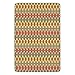 Produktbild BagsPillow Bathroom Bath Rug Kitchen Floor Mat Carpet,Geometric,Retro Diamond Gradient Form Vibrant Old Fashion Simplistic Print,Orange Black Red Fern Green,Flannel Microfiber Non-Slip Soft Absorbent