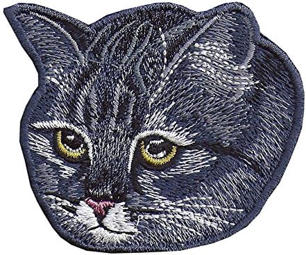 Cat Style 5 embroidered applique Sew Iron on Patch animals kitten pets