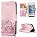 Price comparison product image iPhone 5S Case,iPhone 5 SE 5S Leather Case,Surakey iPhone 5S/SE /5 PU Leather Flip Case Wallet Retro Stone Marble Series Painting Pattern Full Protective Case Cover for Apple iPhone 5S/ iPhone SE /iPhone 5 - Rose Gold