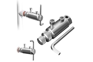 MOMGYAAMZ Extractor de Tornillos, Extractor Tornillos Rotos para Extraer Tornillos Rotos de Tuberías, Extractor de Tornillos Dañados para Reparar Conexiones Roscadas de Tuberías, para 1/4, 1/6 y 1 Pulgada