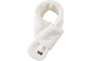 OMUKY Kinder-Schal, Fleece, warm, gestrickt, für Mädchen, Jungen, Kleinkinder, kaltes Wetter, weicher Halswärmer