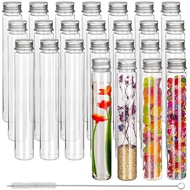 28 stuks reageerbuisjes met deksel, 30 ml reageerbuisjes met deksel