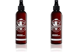 Dapper Dan Spray à Base de Sel Marin, Spray Texturisant pour Cheveux pour Hommes, Finition Mate et Texturée, Ajoute de l'Épaisseur et du Volume, Parfum Classique Bois de Santal, 2 x 200 ml