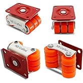 NB Crafted Wheels for Heavy Furniture with Bearing, Caster Moving Wheel for Bed Cot, Table, Sofa, Trolley Moving Heavy Duty W