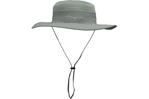 Outfly Breite Krempe Sonnenhut für Herren Mesh Bucket Hat Leichter Bonnie Hut Outdoor Angelhut