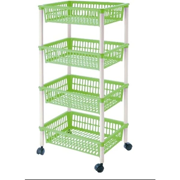 Carrello Verdure Tontarelli 3 Cassetti - Smontabile, Verde, 40x29x62 Cm - Foto 9