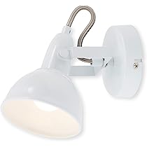 BRILONER - Lampada da parete vintage, faretto da parete orientabile retrò, lampada da parete, 1x