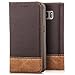 Produktbild Saxonia Tasche Samsung Galaxy S7 Edge Hülle Flip Case Schutzhülle Handytasche Style Wallet mit Kartenfach Dunkelbraun