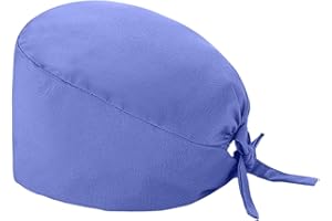 chiphop Antipolvere Donna Cappello, Cuffie Chirurgiche per Infermiera Dottore Infermiera Cuoco cosmetologi, Cappello con Stampa Natalizia, Cuffia Chirurgica con Fascia Regolabile