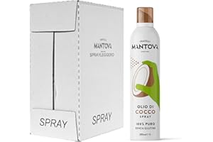 Olio di Cocco Spray 6X200ml - Olio Spray nutraceutico – Salute & Benessere - Sprayleggero – 100% Naturale,100% Leggero, 100% Facile - Con lo spray risparmi fino al 90% di prodotto