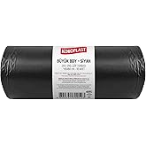 Koroplast Ekonomik End&uuml;striyel B&uuml;y&uuml;k Siyah &Ccedil;&ouml;p Torbası 10&rsquo;lu 65&times;80 cm, Kalın & Dayanıklı, &Ccedil;ift Katlı, Geri D&ouml;n&uuml;şt&uuml;r&uuml;lebilir A