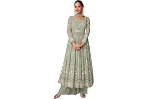 JIVRAJ FASHION Hochzeitskleidung Ungenähte Georgette Shalwar Anzüge Hose Kameez Anzug Indische Damenkollektion Outfits