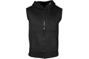 ROCK-IT Apparel Kurtka bez rękawów z kapturem i zamkiem błyskawicznym męska bluza z kapturem bluza z kapturem na siłownię [rozmiar S-4XL] różne kolory