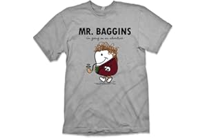 MADHATTERS TEE PARTY 'Mr. Baggins' Geek T-Shirt Inspired By The Hobbit