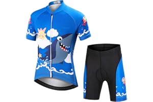 YFPICO Niños Traje de Ciclismo Mailot Transpirable para Deportes al Aire Libre Ropa Ajustada Cuerpo Conjunto