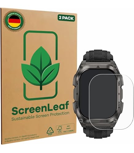 Brotect Pellicola In Vetro Ibrido AirGlass Per Kospet Tank M4 – 3 Pezzi, Durezza 9H, Anti-impronta - 3
