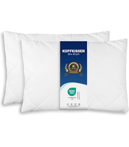 Kissenoutlet24 Kissen 30 x 50 cm, Ökotex, waschbar bis 60 Grad, Made in DE, Sofakissen, Kissenfüllung, Zierkissen für Allergiker, Premium Küche, Haushalt & Wohnen