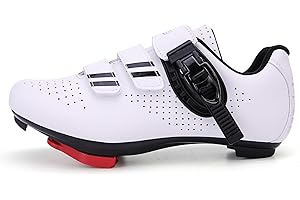 SDEQA Bicycle Road Bike Shoes Men Women Compatible with Peloton Riding Look SPD SPD-SL Delta Cleats Indoor Outdoor Cycling Shoes