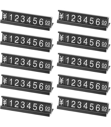 sourcing map Réglable Amovible Mini Cube Prix Étiquette Affichage Numéro Lettre Prix Étiquette Stand Bloc Trousse pour Magasin Comptoir Blanc sur Noir 3.3x5.6mm 16 Ensembles sourcing map Réglable Amovible Mini Cube Prix Étiquette Affichage Numéro Lettre Prix Étiquette Stand Bloc Trousse pour Magasin Comptoir Blanc sur Noir 3.3x5.6mm 16 Ensembles