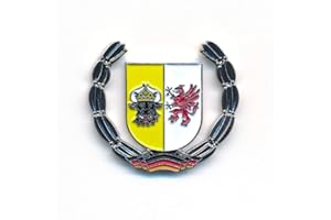 hegibaer Mecklenburg-Vorpommern Wappen Schwerin Deutschland Badge Pin Anstecker 0919