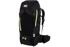Millet – Ubic 50+10 – Sac à Dos Mixte pour Randonnée, Ski de Randonnée et Trekking – Volume Extensible 50+10 L