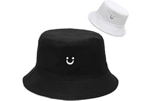 XYIYI Cute Bucket Hat Beach Fisherman Hats for Women, Reversible Double-Side-Wear