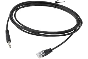 ECSiNG 3,5 mm till RJ12-kabel kompatibel med Fanatec handbroms kompatibel med Clubsport hjulbaser/racinghjul, 2 m