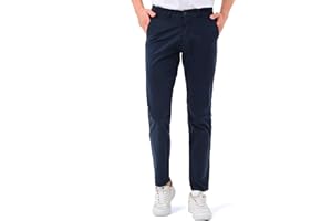 D'MARO Herren Chino-Hose - Organic Cotton- Slim-Fit - Komfort mit Stretch - Bio-Baumwolle