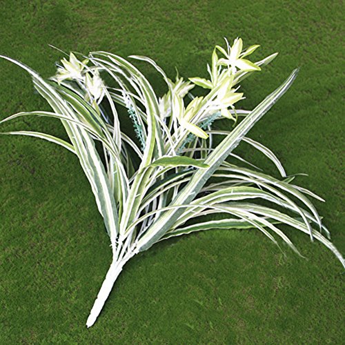 Lilyeyes 1pc Artificial Fake Green Leaves Grass Spider Plant Home |  Desertcart Mauritius