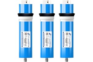 WHOROB Membrane 400 GPD Umkehrosmose-Membrane 3013-600 Für Osmoseanlagen-Umkehrosmose, Osmose Filter, Für Heimtrink RO Wasserfiltrationssystem,3 pack 3013/600