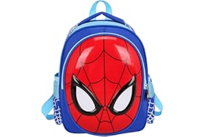 Philoctes Rucksack Kindergarten Spider,Kinderrucksack,Spider Kinder Tasche,Hero Kindergarten Buch Taschen für Jungen Mädchen,Cartoon Verstellbare Schultasche für die Grundschule