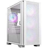 Montech AIR 100 ARGB Micro-ATX Tower, D&ouml;rt ARGB Fanlı &Ouml;nceden Kurulmuş, Ultra Minimalist Tasarım, İnce Mesh &Ouml;n Panel, Y&uuml;ksek 