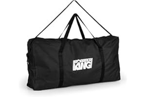 BoarderKING Borsa da Trasporto per Balance Board, Indoor Board, Materiale: Plastica, con Tracolla e Impugnature di Trasporto, Nero