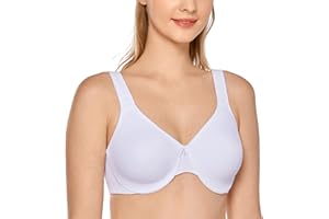 DELIMIRA Sujetador Reductor con Aros Talla Grande Copa Completa para Mujer