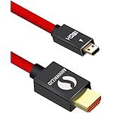 Linkinperk Micro hdmi hdmi kabel 5m Micro hdmi kabel auf hdmi mit Ethernet, Ultra HD 4K, 3D und ARC, hdmi D auf hdmi A Kabel 