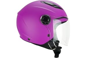SKA-P Casco bambino junior, 2MH FUN MONO, Fucsia opaco, YM (49-50cm)