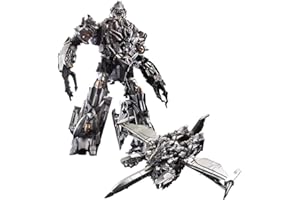 SUPYINI Transformer Spielzeug, Deformierter Auto Roboter, Transformation Action Figure Spielzeug, Legierungs Auto Roboter Auto-Spielzeug Kinder und Erwachsene,F