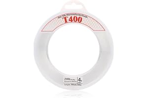 BOTHFOX Fishing Line Clear 300M Fishing Wire, 0.4mm Invisible Monofilament Wire Nylon Thread Transparent String Invisible Beading Threads for Sea Fishing Hanging Ornaments Jewellery Making Crafts