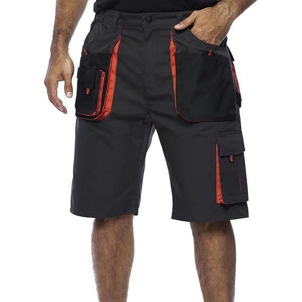 Pantaloni Trekking Uomo Pantaloncini Da Lavoro Uomo Con Tasche